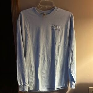 Gildan Blue Long Sleeve Tee Shirt